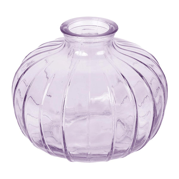 talking tables Lilac Round Glass Bud Vase - 8cm
