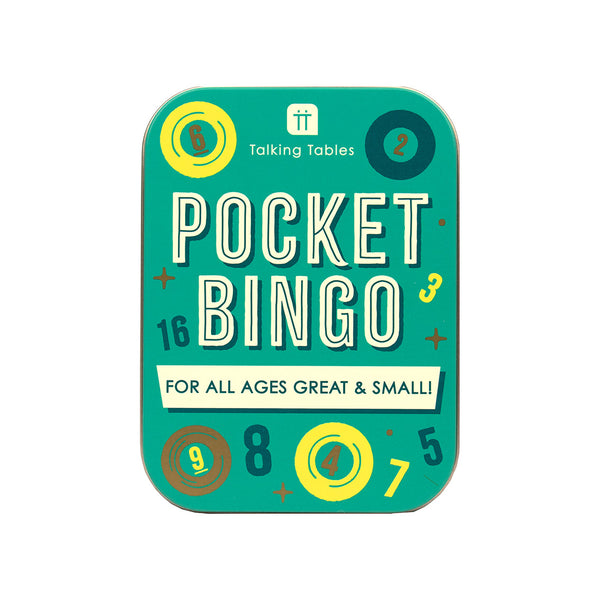 talking tables Mini Bingo in a Tin