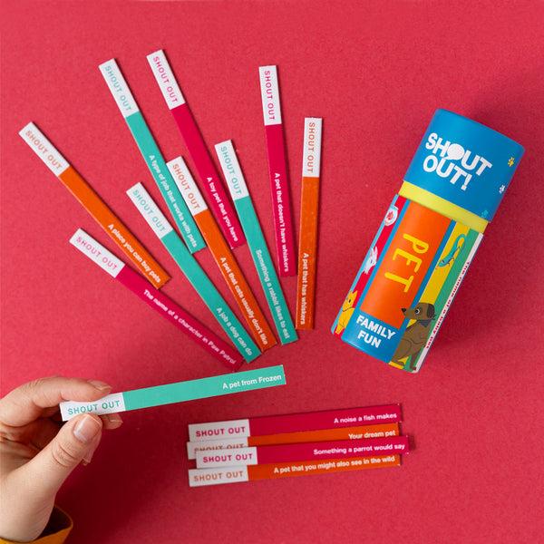 Talking Tables Pet Shout Out Dipsticks Family Game