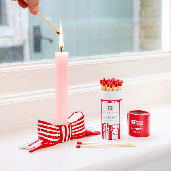 Talking Tables Pink Dinner Candle