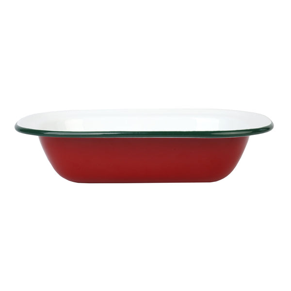 Talking Tables Red Enamel "Delicious" Dish - 20cm
