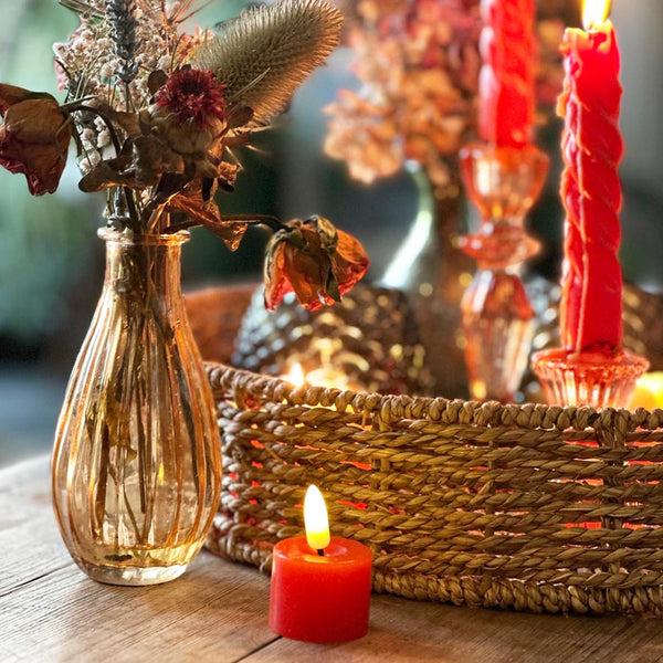 Talking Tables Red Flameless LED Tealight Candle