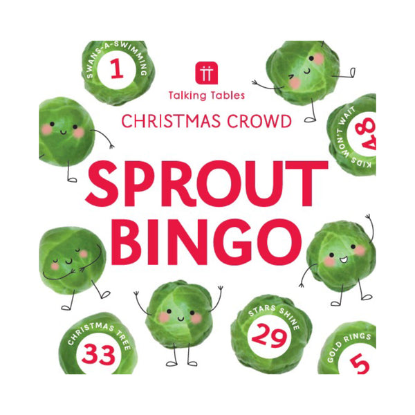 talking tables Sprout Christmas Bingo Game