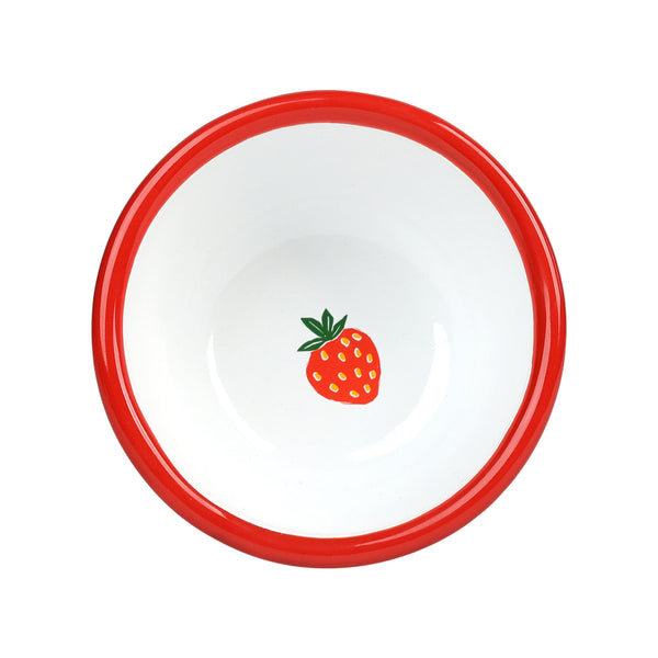 Talking Tables Strawberry Enamel Bowl - 10cm