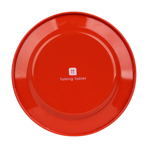 Talking Tables Tomato Enamel Plate - 20cm