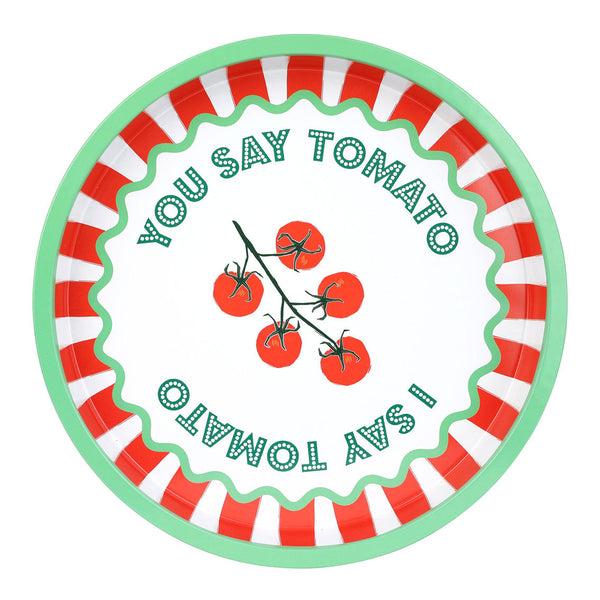 Talking Tables Tomato Tin Tray - 30cm