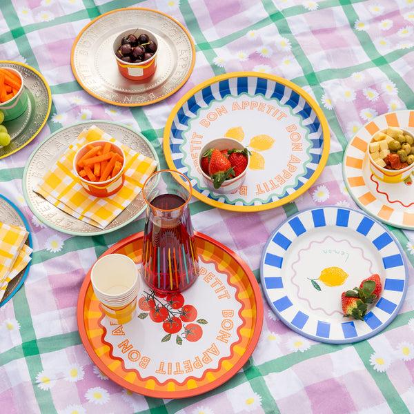 Talking Tables Tomato Tin Tray - 31cm