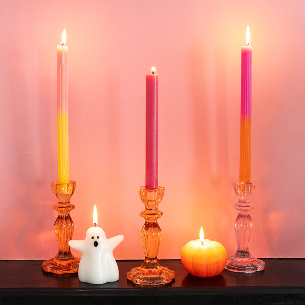 Talking Tables White Halloween Ghost Shaped Candle - 8.5cm