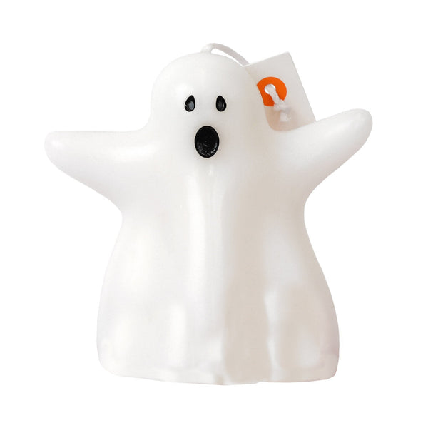 talking tables White Halloween Ghost Shaped Candle - 8.5cm