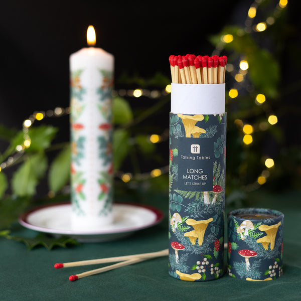 Talking Tables Woodland Forest Mushroom Tube Of Matches