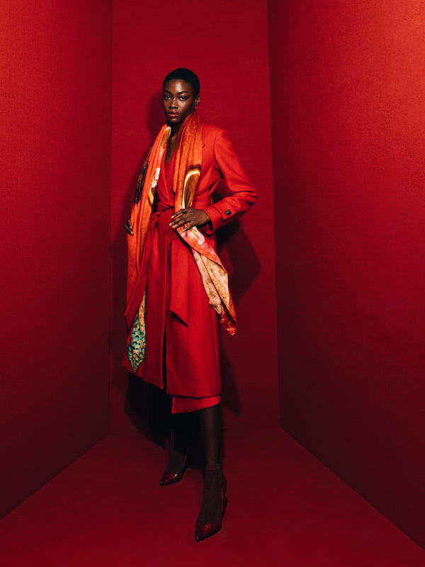 Talking Walls Ava Double Face - Red Velvet And Crystal