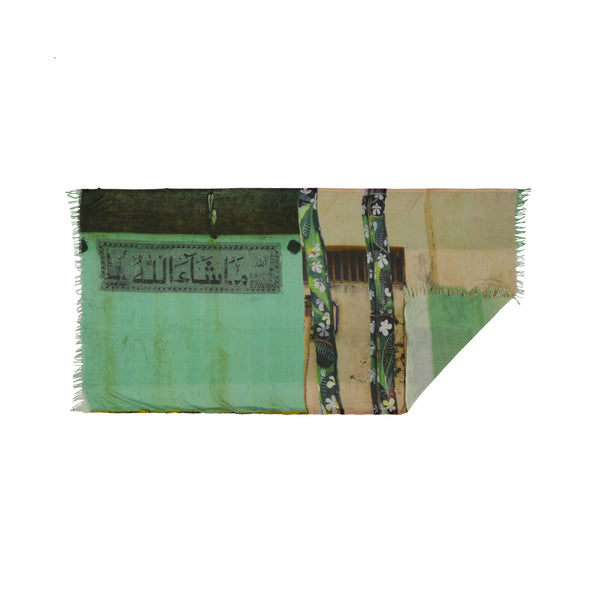 Talking Walls Luna Double Face - Flower Power Mash Pistache