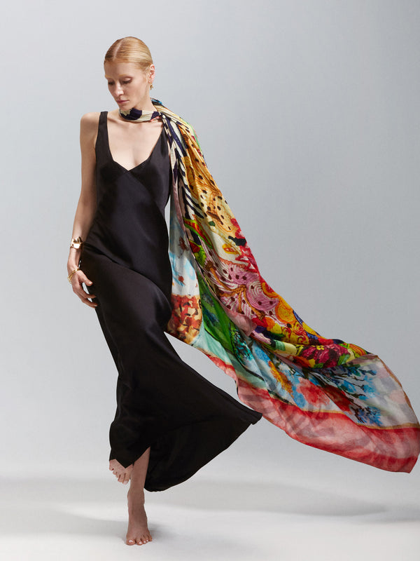 talking walls ava double face - flower basket double