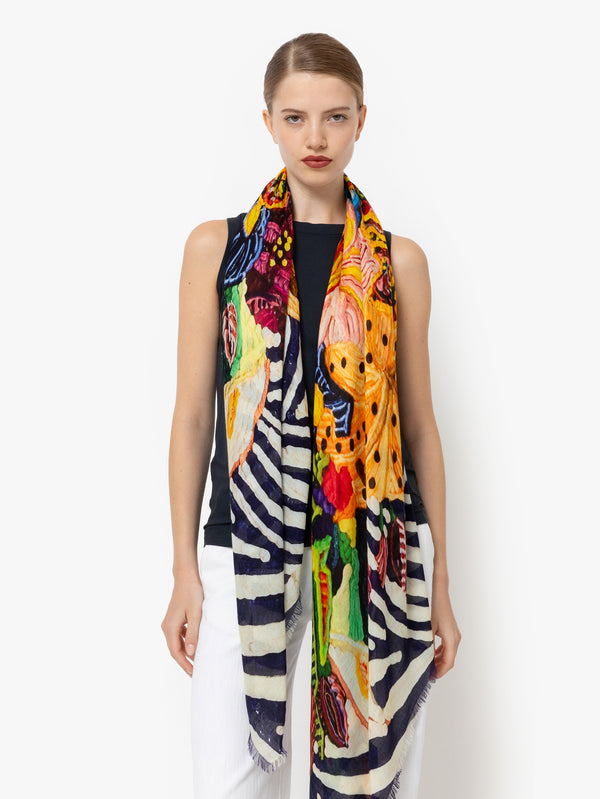 talking walls ela single face - crochet