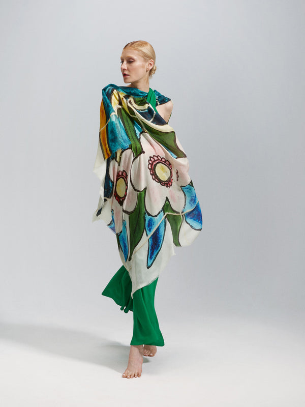 talking walls ela single face - glazy daisy single