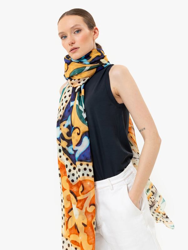 Talking Walls Joy Single Face - Talavera Mexicana