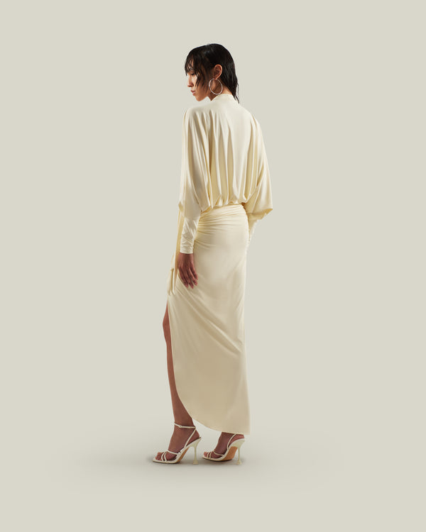 Taller Marmo Miss Jones Three-Piece Swimsuit In Ivory