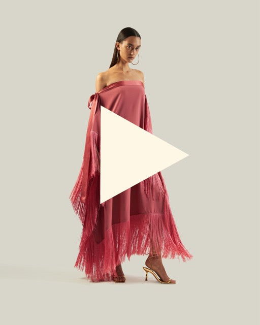 Taller Marmo Aarons Kaftan In Peony