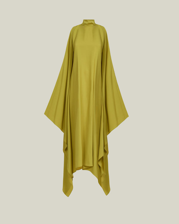 Taller Marmo Aga Kaftan In Gold Kiwi