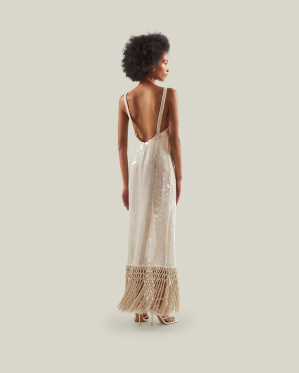 Taller Marmo Agrigento Disco Dress In Nude