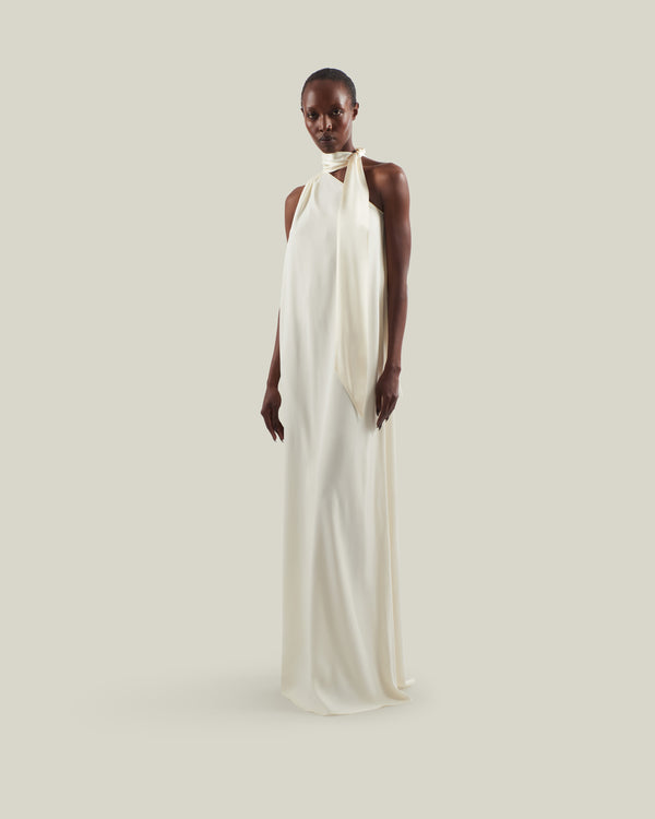 Taller Marmo Astor Dress In Ivory