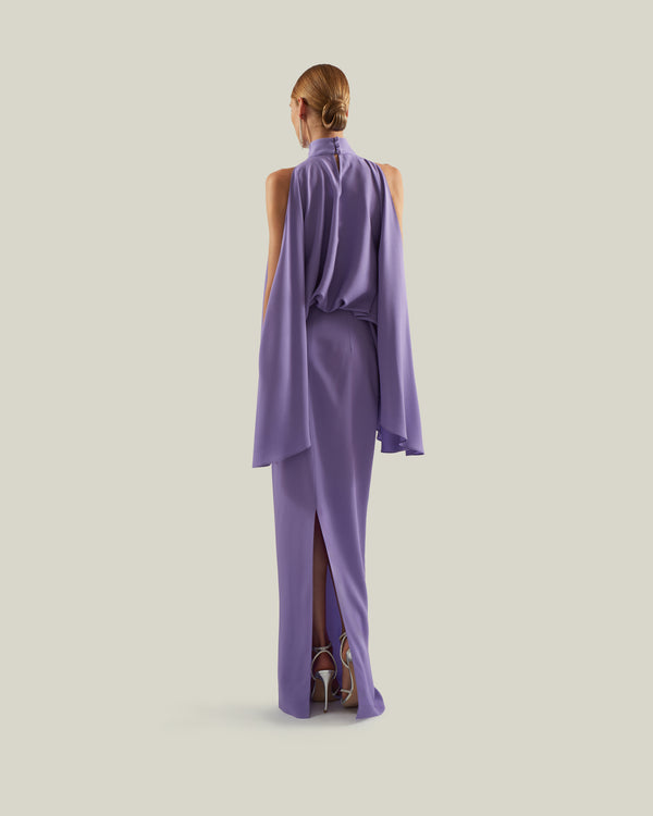 Taller Marmo Bacall Dress In Lavender