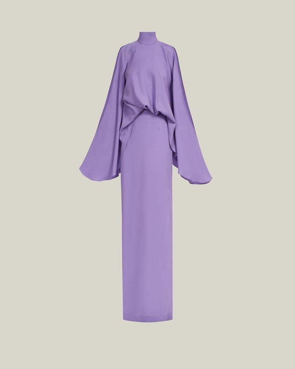Taller Marmo Bacall Dress In Lavender