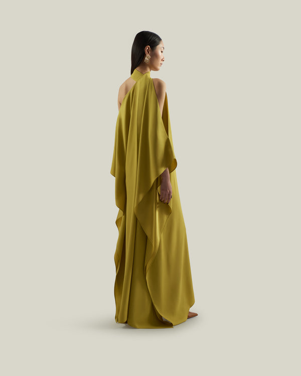 Taller Marmo Barths Kaftan In Gold Kiwi