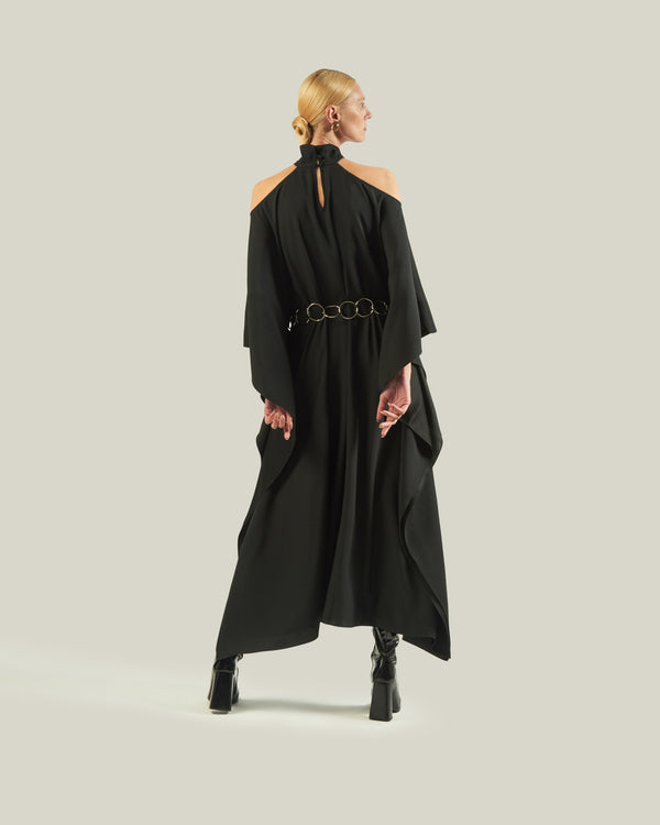Taller Marmo Belted Mambo Kaftan In Black