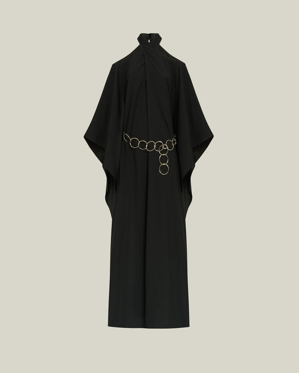 Taller Marmo Belted Mambo Kaftan In Black