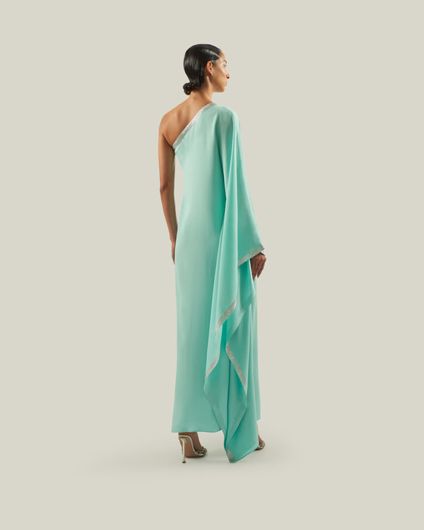 Taller Marmo Betsy Crystal Dress In Acqua
