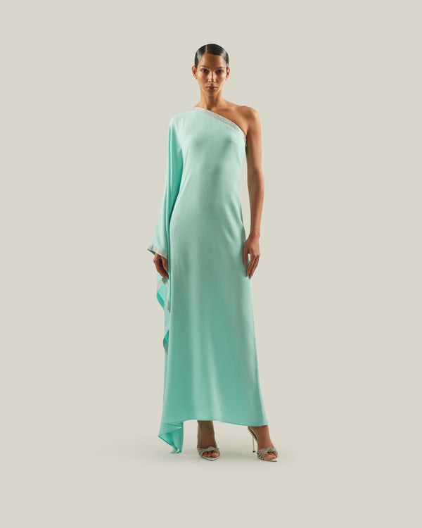 Taller Marmo Betsy Crystal Dress In Acqua