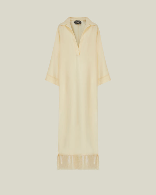 Taller Marmo Bordighera Dress In Ivory