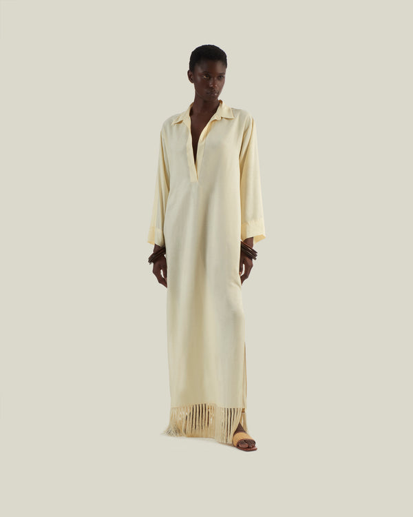 taller marmo Bordighera Dress in Ivory