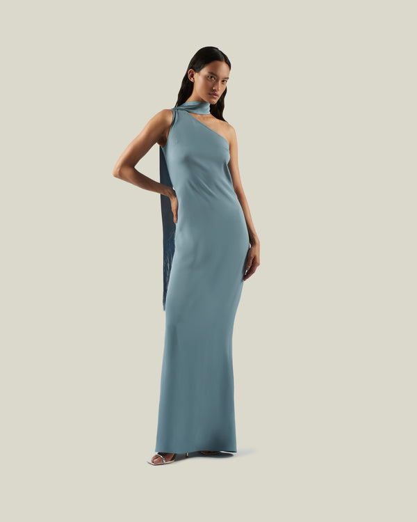 taller marmo Caroline Dress in Cloud