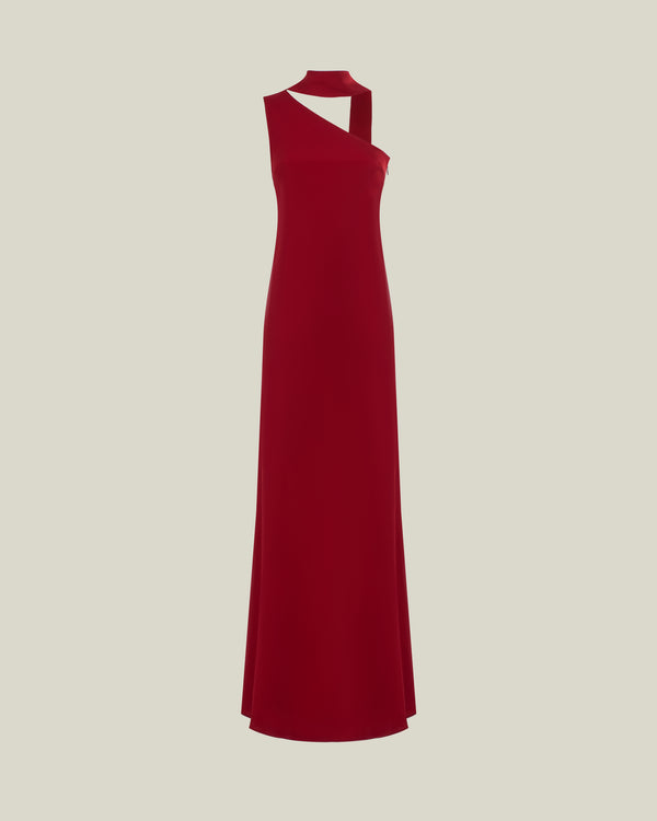 Taller Marmo Caroline Dress In Ruby