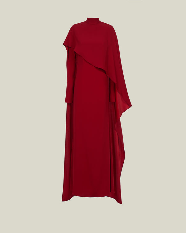 Taller Marmo Carrington Dress In Ruby
