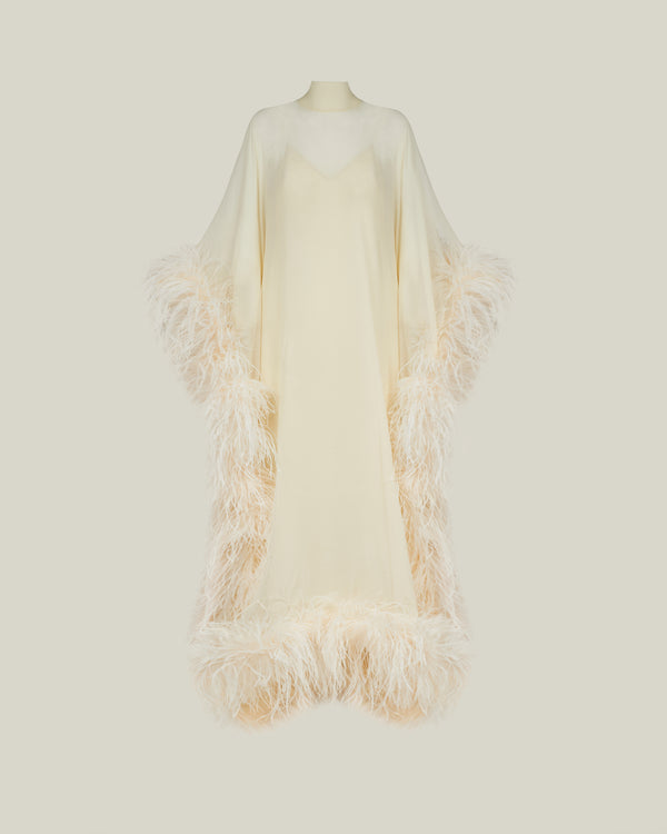 Taller Marmo Casta Diva Spirito Kaftan In Ivory