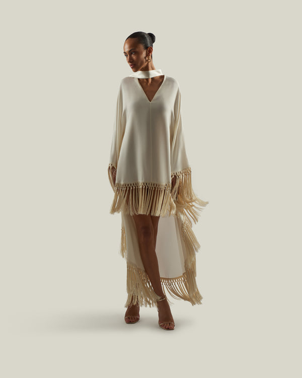 taller marmo Cecil Kaftan in Latte
