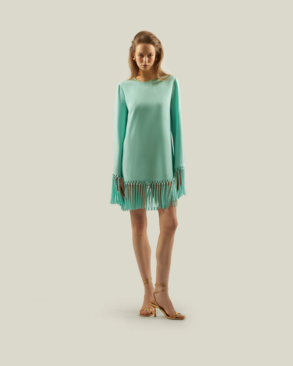 Taller Marmo Claudia Dress In Acqua