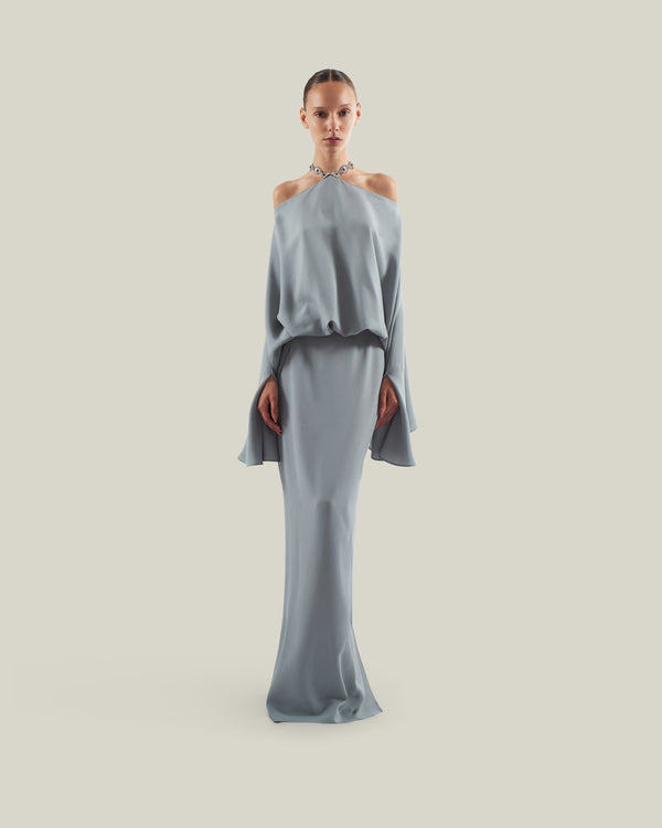taller marmo Cyclades Crystal Dress in Ice