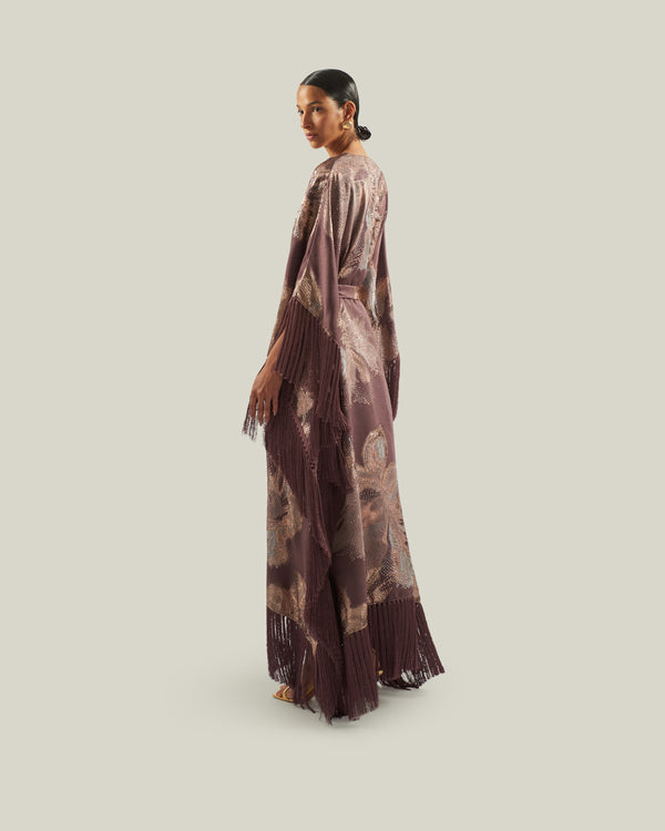 Taller Marmo Dawn Royale Kaftan In Mauve