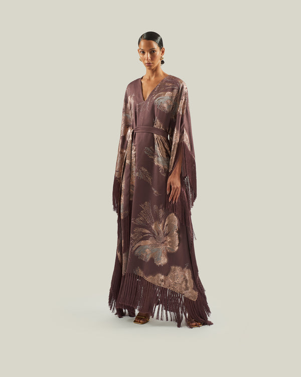 taller marmo Dawn Royale Kaftan in Mauve