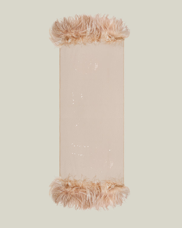 Taller Marmo Dita Disco Stole In Cipria