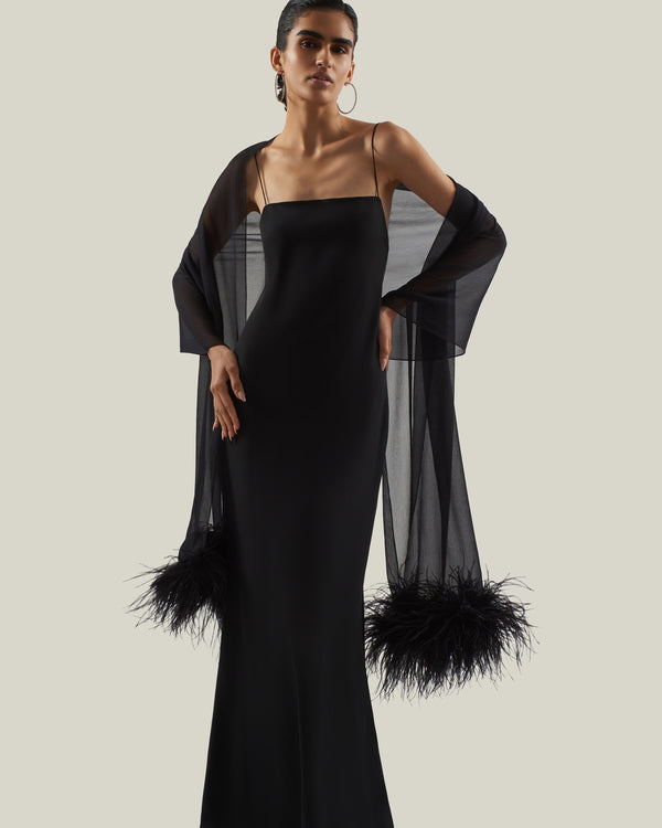 taller marmo Dita Spirito Stole in Black
