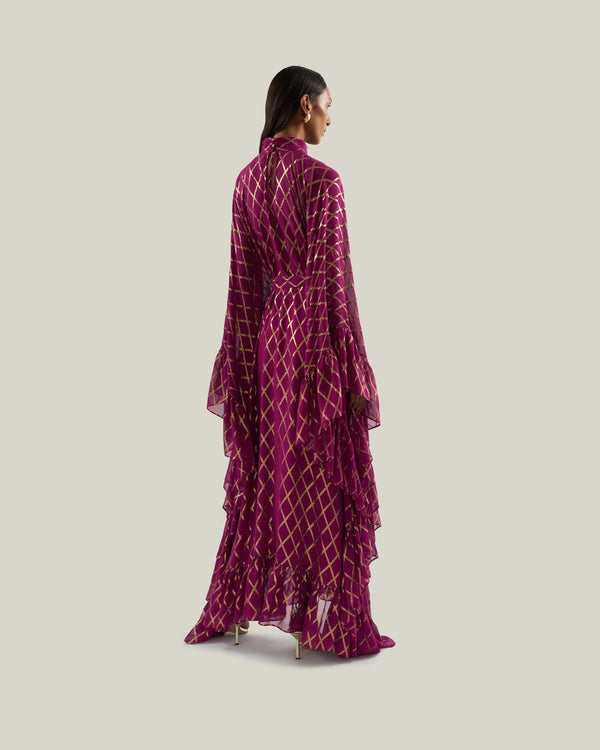 Taller Marmo Eccentrica Kaftan In Pomegranate
