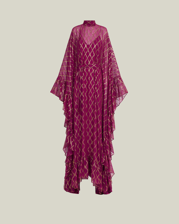 Taller Marmo Eccentrica Kaftan In Pomegranate