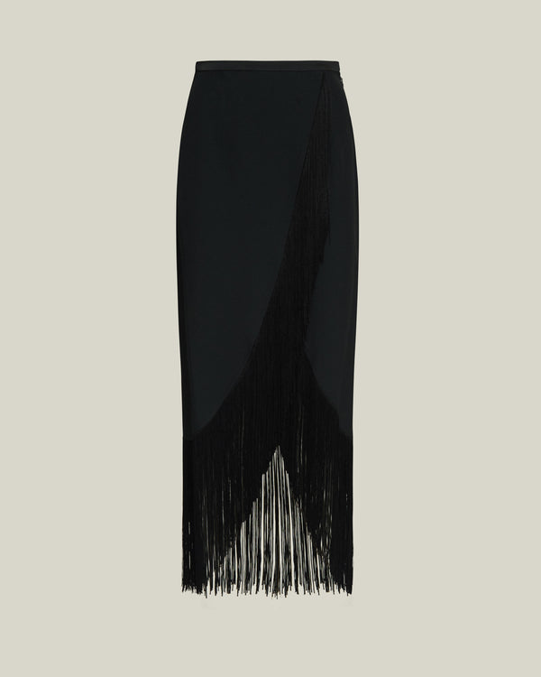 Taller Marmo El Pareo Skirt In Black