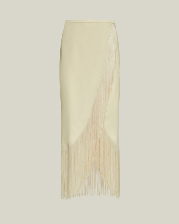 Taller Marmo El Pareo Skirt In Ivory