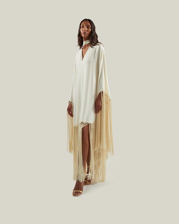Taller Marmo Elsie Kaftan In Latte